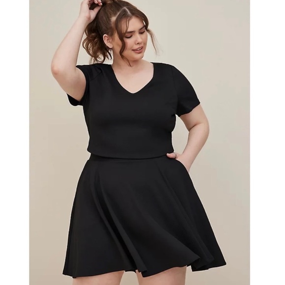 torrid Dresses & Skirts - Mini Textured Knit Skater Set